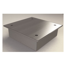 Prize încastrate în podea 6522A monofazate si trifazate , capac si cutie din oțel inoxidabil  , IP65