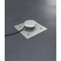 Prize încastrate în podea 6523Q monofazate si trifazate , capac si cutie din oțel inoxidabil  , IP65