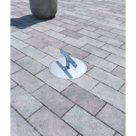 Prize încastrate în podea, asfalt ,pavaj ,exterior ,7012A ,monofazate si trifazate , capac si cutie din oțel inoxidabil  , IP67