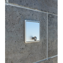 Priza pentru exterior 5501A montaj fațadă , din aluminiu masiv si cutie din oțel ZN cu încuietoare