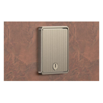 Priza pentru exterior 5501A montaj fațadă , din aluminiu masiv si cutie din oțel ZN cu încuietoare