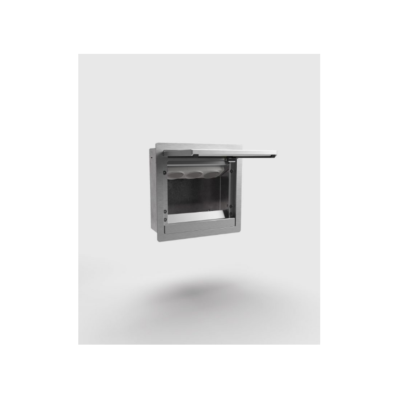 Prize pentru exterior 5503A,din aluminiu si oțel cu încuietoare ideală școli si zone cu trafic ridicat conf. DIN 18032-3:1997-04