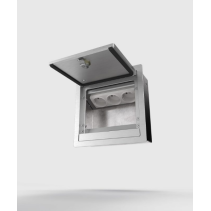 Prize pentru exterior 5503A,din aluminiu si oțel cu încuietoare ideală școli si zone cu trafic ridicat conf. DIN 18032-3:1997-04