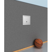 Prize pentru exterior 5503A,din aluminiu si oțel cu încuietoare ideală școli si zone cu trafic ridicat conf. DIN 18032-3:1997-04