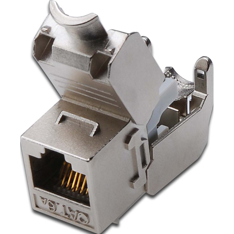 Modul prize de date RJ45 Keystone ,iso A ,Cat6a, ecranat, PoE+ ,ASSMANN DN-