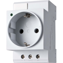 Priza pentru tablouri  modulara Finder 07.9XX montaj sina DIN cu led control
