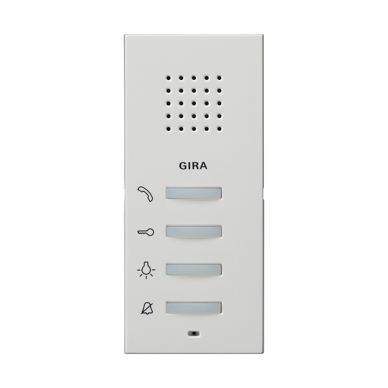 Gira 125027 ,Stație interfon pentru interior montatare aparentâ System 55 alb mat