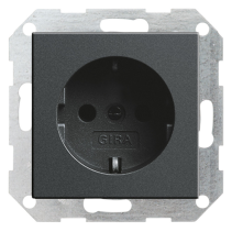 Gira 046628 ,Priză SCHUKO 16A System 55  antracit