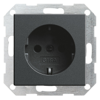 Gira 046628 ,Priză SCHUKO 16A System 55  antracit