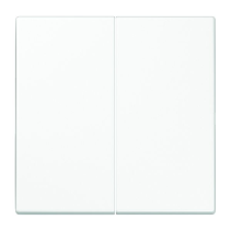 Cape pentru comutatoare duble si taste , JUNG LS995WW seria LS, alb alpin