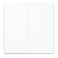 Cape pentru comutatoare duble si taste , JUNG LS995WW seria LS, alb alpin