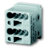 Bornă de conectare galben/alb KNX / EIB , ABB 6183-101