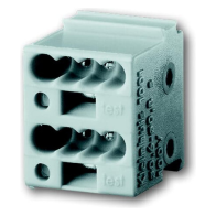 Bornă de conectare galben/alb KNX / EIB , ABB 6183-101