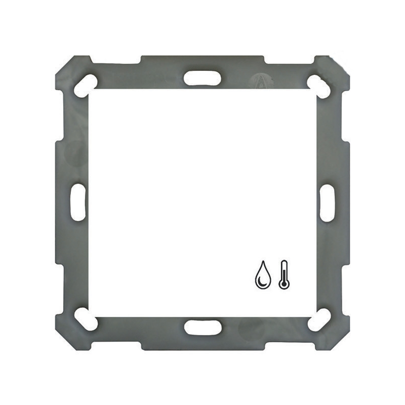 Senzor de temperatura/umiditate a camerei , MDT SCN-TFS55.01 , 55mm cu cuplare bus alb pur lucios