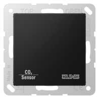 Jung CO2A2178BFSWM, senzor CO2 (dioxid carbon ) negru grafit