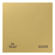 Jung CO2ME2178C,Senzor KNX CO2 cu senzor de umiditate și regulator de temperatură a camerei,din metal  alamă