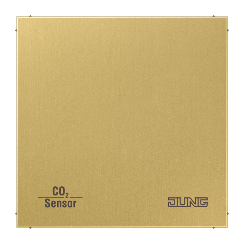 Jung CO2ME2178C,Senzor KNX CO2 cu senzor de umiditate și regulator de temperatură a camerei,din metal  alamă