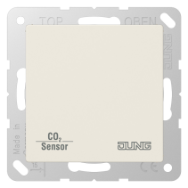 Jung CO2A2178,Senzor KNX CO2 cu senzor de umiditate și regulator de temperatură a camerei,alb