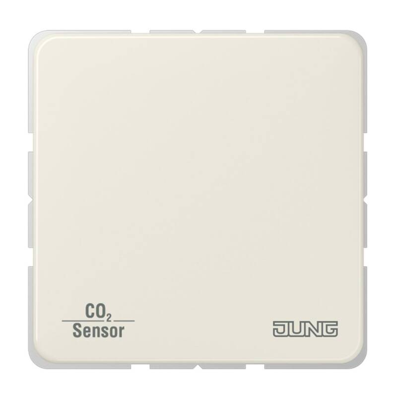 Jung CO2CD2178,Senzor KNX CO2 cu senzor de umiditate și regulator de temperatură,alb