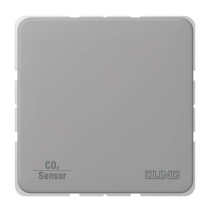 Jung CO2CD2178GR,Senzor KNX CO2 cu senzor de umiditate și regulator de temperatură,gri