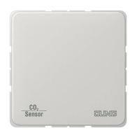 Jung CO2CD2178LG,Senzor KNX CO2 cu senzor de umiditate și regulator de temperatură,gri