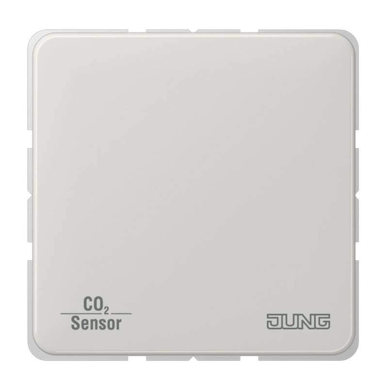 Jung CO2CD2178LG,Senzor KNX CO2 cu senzor de umiditate și regulator de temperatură,gri