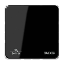 Jung CO2CD2178SW,Senzor KNX CO2 cu senzor de umiditate și regulator de temperatură,negru