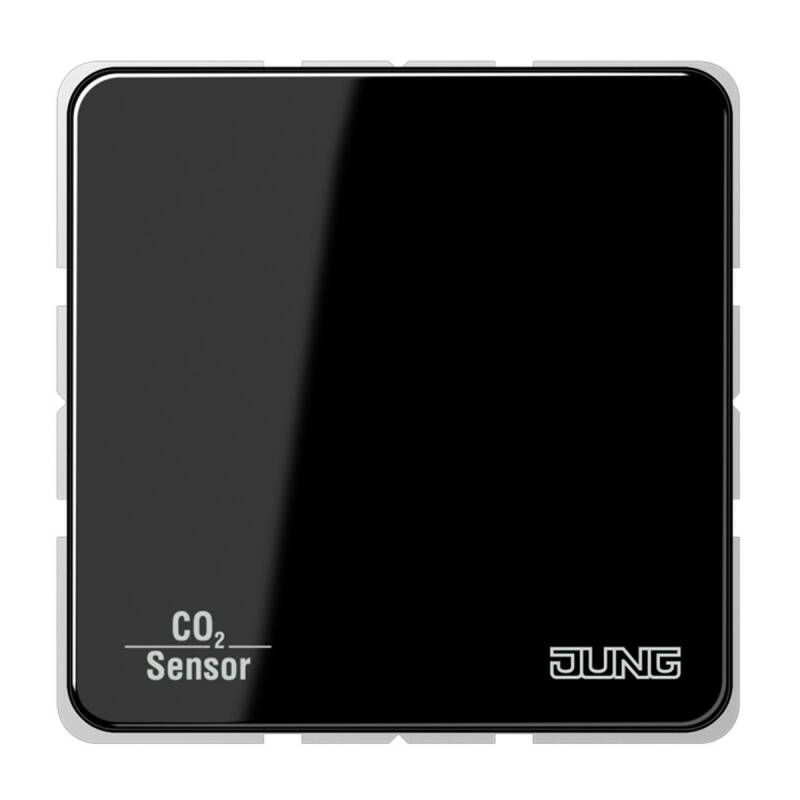Jung CO2CD2178SW,Senzor KNX CO2 cu senzor de umiditate și regulator de temperatură,negru