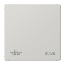 Jung CO2LS2178LG,Senzor KNX CO2 cu senzor de umiditate și regulator de temperatură,gri