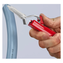 Dezizolator cablu Knipex 1620165SB ,cuțit de cablu cu lamă cu cârlig