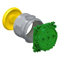 Doze montaj in beton cu capac formată din 3 piese  , Kaiser 1265-40