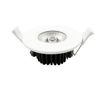 LEDxOn LED încastrat EDOS plat 90mm alb cald 6W IP44 520lm alb ,dimmabil