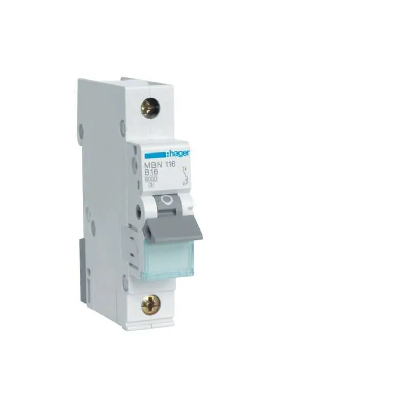 Hager MBN116 Disjunctor 1 pol B16 6kA curba B