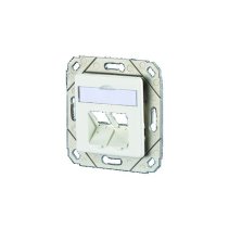 Netcom Soclu  gol pentru  2x E-DATModul Cat.6A 8/8 8 UP0 sau module F Coaxial