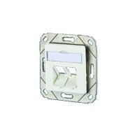 Netcom Soclu  gol pentru  2x E-DATModul Cat.6A 8/8 8 UP0 sau module F Coaxial