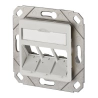 Netcom Soclu  gol pentru  3x E-DATModul Cat.6A 8/8 8 UP0 sau module F Coaxial