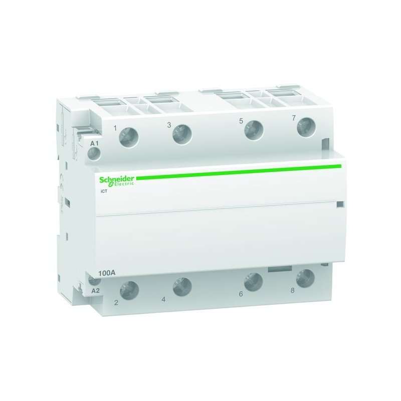 Contactor modular de instalatii ,Schneider A9C20884 , 4N0, 100A