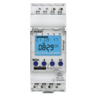Releu timp digital, program săptămânal, 1 canal, posibilă programare prin aplicație, Theben TR610TOP3
