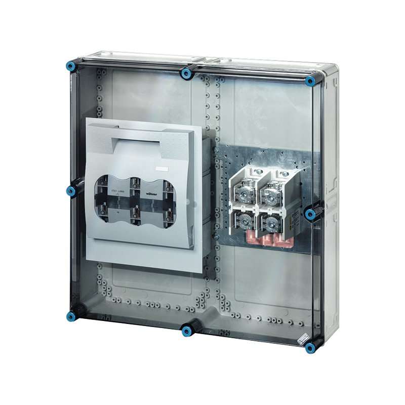 Carcasă de conectare pentru siguranțe MPR , 1x3xNH3, 630A+PE+N , IP65 ,IK08 ,sigilabil