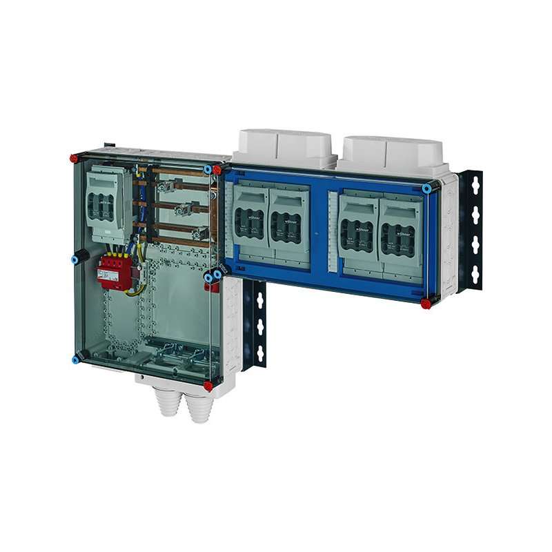 Tablou general distributie 250A complet echipat inclusiv SPD tip 1+2,out 4x3xNH 00 , 125 A, 5poli ,IP54 ,IK08 ,SIGILABIL