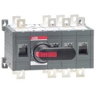 Comutator sarcina intre 2 surse conf. EN , I-0-II ,4 poli 400A cu maner negru, UL/CSA , ABB OT400E13CP