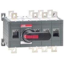 Comutator sarcina intre 2 surse conf. EN , I-0-II ,4 poli 315A cu maner negru, UL/CSA , ABB OT315E13CP