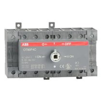 Comutator sarcina intre 2 surse conf. EN , I-0-II ,4 poli ,80A, ABB OT80F4C