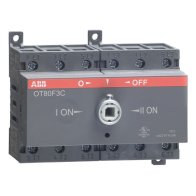 Comutator sarcina intre 2 surse conf. EN , I-0-II ,3 poli ,80A, ABB OT80F3C