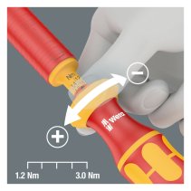 Set șurubelnită dinamometrică WERA Kraftform 1,2 - 3,0 Nm ,VDE +817 , 16 piese