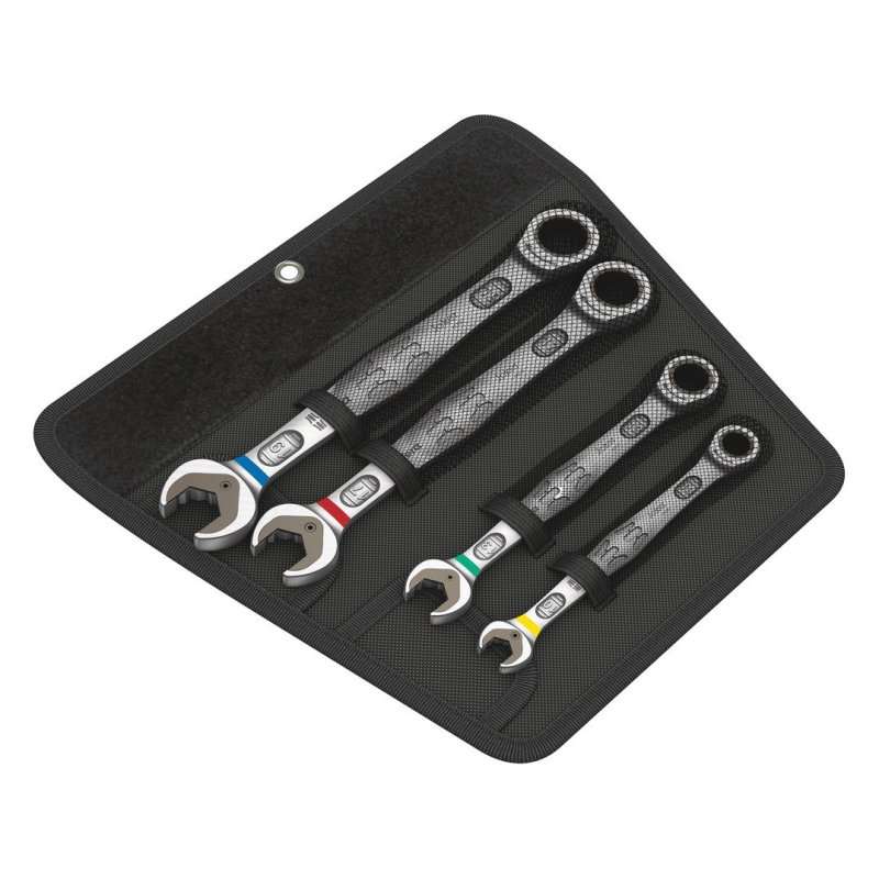 Set cheii combinată cu clichet-S. Set Joker 4 piese Primium, WERA 0516440