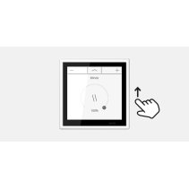 Controler de cameră KNX cu display tactil , LS TOUCH JUNG LS459D1SWW