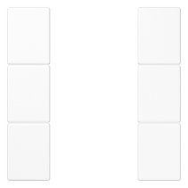 Set butoane pentru taste F50 , 3 canale 6 butoane , Jung LS503TSAWW