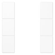 Set butoane pentru taste F50 , 3 canale 6 butoane , Jung LS503TSAWW