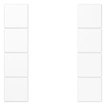 Set butoane pentru taste F50 , 4 canale 8 butoane , Jung LS504TSAWW